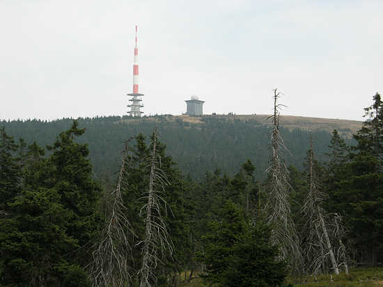 Brockengipfel von Westen