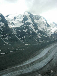 Großglockner über der Pasterze