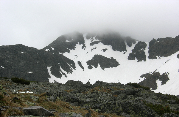 Musalagipfel in Wolken Musalagipfel