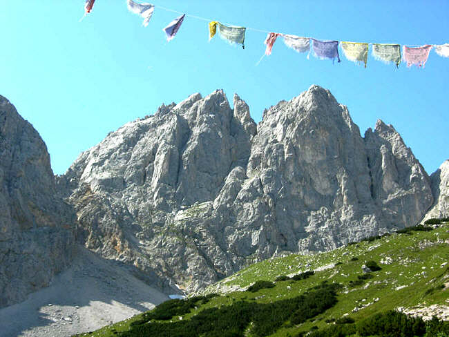 Ellmauer Halt (2344 m) von der Gruttenhütte (1620 m) Ellmauer Halt