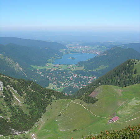 Blick zum Schliersee vom Jägerkamp Jägerkamp