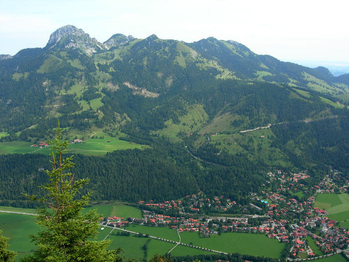 Blick auf Bayrischzell