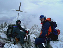 Lagginhorn Gipfel