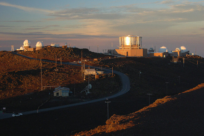 Forschungsstationen am Gipfel des Haleakala Haleakala