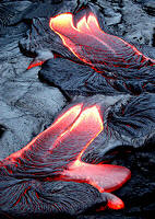 Lavastrom des Kilauea Lavastrom