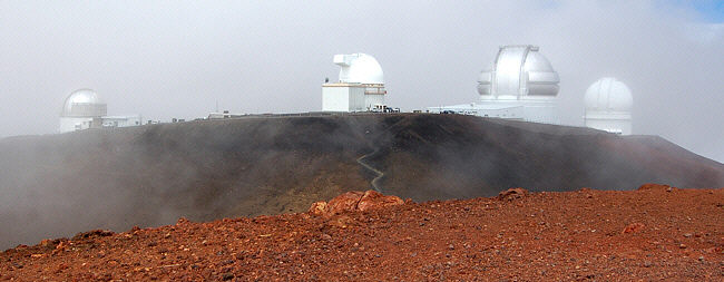 Teleskope am Gipfel des Mauna Kea Gipfelteleskope