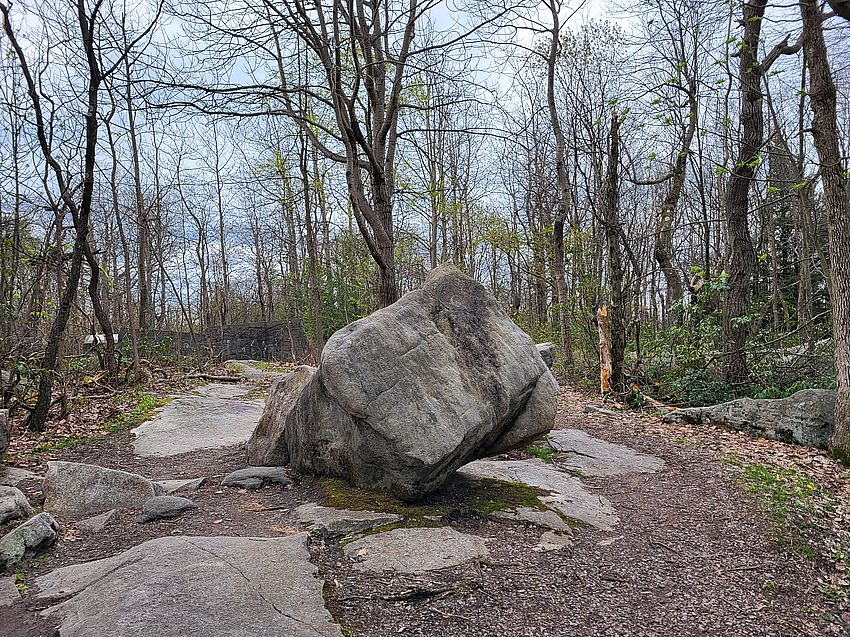 Der höchste Felsblock in Pennsylvania Mount Davis