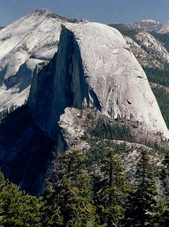 Ausblick vom Sentinel Dome auf Half Dome Ausblick vom Sentinel Dome